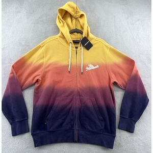 The Hundreds Sweatshirt Mens Sz M Colorful Hoodie Wildfire Pullover Long Sleeve